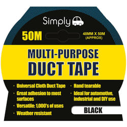 Simply DTB5050 Duct Tape - Black