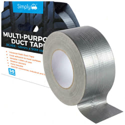 Silver Duct Gaffer Cloth Tape Multi-Purpose Adhesive Water Resistant 48mm x 50M