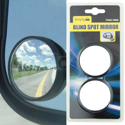 2 X Blind Spot Reversing Mirror Wide Angled Towing Driving Car Van Self Adhesive