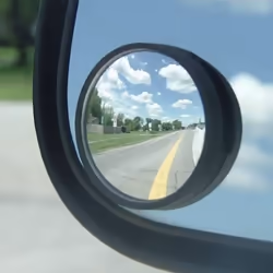 2 X Blind Spot Reversing Mirror Wide Angled Towing Driving Car Van Self Adhesive