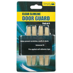 Simply Clear Slimline Car Door Guards Protector Scratch Preventer (Pack Of 4)