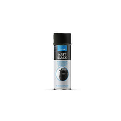 SP021 Matt Black Spray Paint 500ml Fast Drying High Adhesion NonFading UV Resistant Wear Resistant Scratch Free