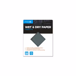 WD1000 Wet & Dry Polishing Paper 1000 Grit, Pack of 25, 230mm x 280mm, Perfect for DIY Car Bodywork Repairs, Machine, Manual  ...
