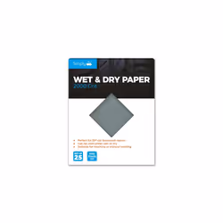 WD2000 Wet & Dry Polishing Paper 2000 Grit, Pack of 25, 230mm x 280mm, Perfect for DIY Car Bodywork Repairs, Machine, Manual  ...