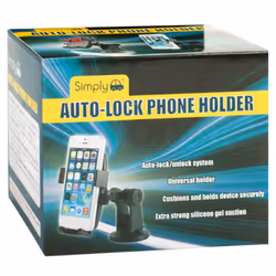 Universal Car Auto-Lock Mobile Phone Holder Windscreen GPS PDA Dashboard Mount