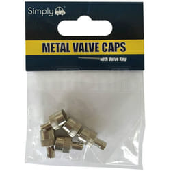 5 x Car Bike Metal Schrader Dust Valve Caps Key Core Removal Tool Tyre Wheel