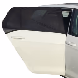 2 x Side Rear Window Sun Shade Sock Mesh Blind UV Protection Curved Window Kids