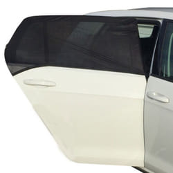 2 x Side Rear Window Sun Shade Sock Mesh Blind UV Protection Curved Window Kids