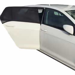 2 x Side Rear Window Sun Shade Sock Mesh Blind UV Protection Curved Window Kids