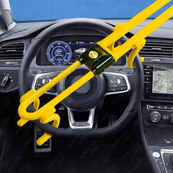 Heavy Duty Car Steering Wheel Lock Bar Hook Anti Theft Protection Safety