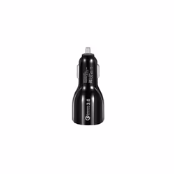 SUSB02 Dual USB QC 3.0 5v/1.0A Super Fast Charge Car Charger with LED Light Indicators for Apple Android and OtherUSB Devices