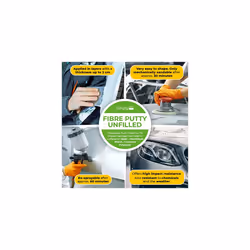 SFPU250 Auto Fibre Putty Unfilled 250g - Extra Hard Filler For Medium Damage To Car Body Work, Grey