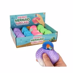 Keycraft Squishy Mermaid Bubble Shell, Stress ball, 3 yr(s), Multicolour