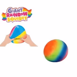 Keycraft Large Rainbow Squish Ball, Stress ball, Multicolour, 1 pc(s)