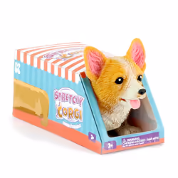 Keycraft Squidgy Corgi, Stretchy toy figure, Animals, 3 yr(s), Brown, 1 pc(s)