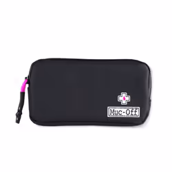 Muc-Off Rainproof Essentials Case, Black - Bike Phone Holder Bag, Cycling Wallet with Zipper - Bike Accessories for Storing P ...
