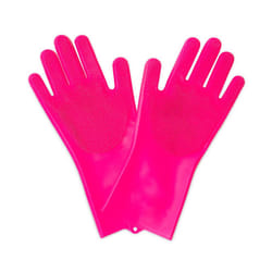 Muc-Off Deep Scrubber Gloves, Large - Silicone Scrubbing Gloves for Car Cleaning and Bike Cleaning - BPA-Free Heat Resistant Cleaning Gloves, Pink