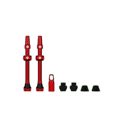 Muc-Off Tubeless Valves V2  Red 44mm - Tubeless Valve Stems with Valve