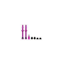 Pink Tubeless Presta Valves, 44mm - Premium No Leak Bicycle Valves With Integrated Valve Core Removal Tool