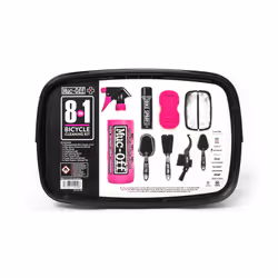 Muc-Off 8 in 1 Bicycle Cleaning Kit, Cleaning tool, Bicycle cleaning kit, Universal, Black, Pink, 8 pc(s)