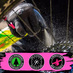 Muc-Off Drivetrain Cleaner, 500ml - Effective Bike Chain Cleaner and Chain Degreaser Spray for Bicycle Cleaning - Bike Cleaner for MTB/Gravel/Road/BMX