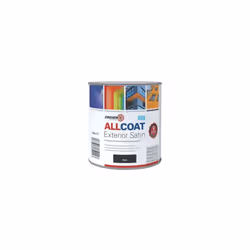 Zinsser AllCoat Exterior WB Satin Paint Black 1L