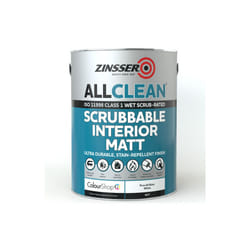 Zinsser AllClean Matt Paint Pure Brilliant White 5L