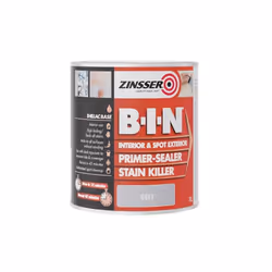 B.I.N Pime, Seale & Stain Kille Paint Gey 1 lite ZINBING1L