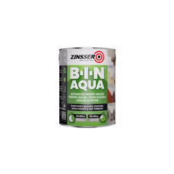 BIN Aqua Primer Sealer - Stain Killer Paint - White, 1.00 l (Pack of 1)