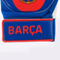 FC Barcelona Official Football Gift Kids Youths Goalkeeper Goalie Gloves - Blue BARCA, Youths: 10-16yrs