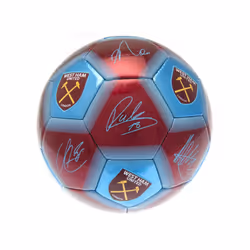 West Ham United Football Signed Official Size 5 WH06984