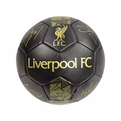 Liverpool FC Phantom Signature Ball Black Gold Size 5