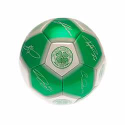 Celtic COYBIG Metalic Green Silver Signature Ball Size 5