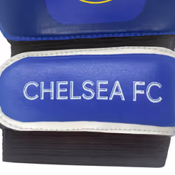 Chelsea FC Junior Size 4 Football & Goalkeeper Goalie Gloves Set OFFICIAL Gift
