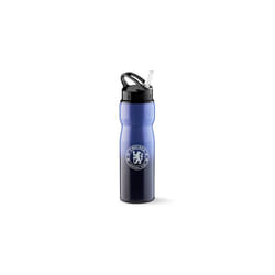 Chelsea FC Water Bottle with Straw - Metal Water Bottle for Football Fans Sports Work Gym - Chelsea Gifts for Men