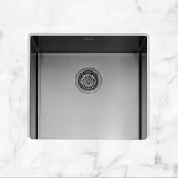 Caple Mode 45, Top-mounted sink, Rectangular, Stainless steel, Grey, 1 bowls, Rectangular