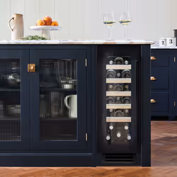 Caple Wi3155BG Compressor wine cooler Undercounter Black 20 bottle(s)