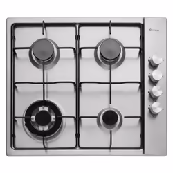 Caple C706G, Stainless steel, Built-in, 58 cm, Gas, Enamelled, 4 zone(s)