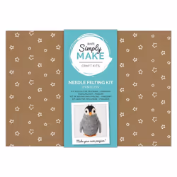 Simply Make Needle Felting Kit - Penguin