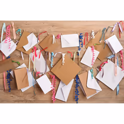 Anita's Tall Card and Envelope, Pack of 50, White