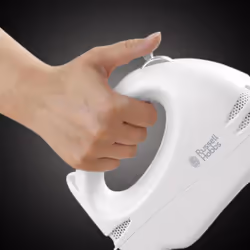 Russell Hobbs Food Collection Hand Mixer with 6 Speed 125W White 14451