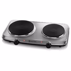 Russell Hobbs 15199, Stainless steel, Countertop, Sealed plate, Stainless steel, 2 zone(s), 2 zone(s)