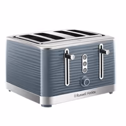 Russell Hobbs Inspire, 4 slice(s), Grey, Plastic, Buttons, Rotary