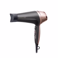 Remington D5706, DC, 90 m³/h, Black, Pink gold, Monochromatic, Hanging ring, 2200 W