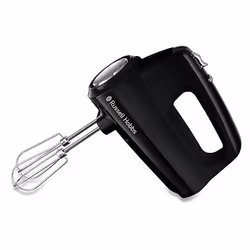 Russell Hobbs 24672, Hand mixer, Black, Beat, Mixing, Buttons, Silver, Metal