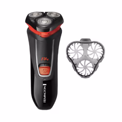 Remington R4 Mens Electric Rotary Shaver (Dry Shave, Cordless, 40min usage, 16hr charge, Pivoting neck, Pop up detail trimmer ...