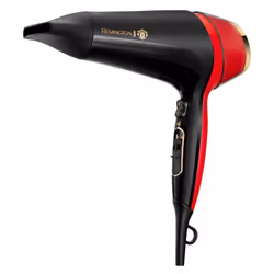 Remington D5755, Ceramic, 90 m³/h, Black, Red, Monochromatic, 2400 W