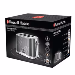 Russell Hobbs Geo Steel 2 slice(s) Stainless steel