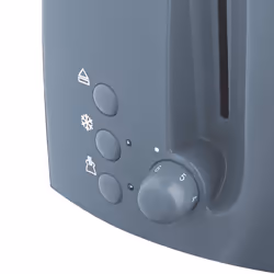 Russell Hobbs 21644 Textures 2 Slice Toaster with Frozen, Cancel and Reheat Settings, Grey