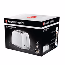 Russell Hobbs Honeycomb 2 slice(s) White - Additional view 4